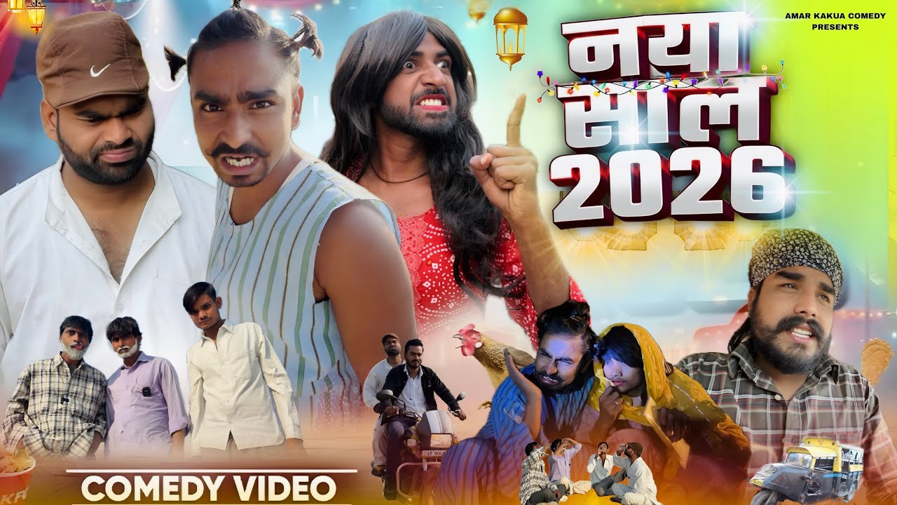HAPPY NEW YEAR 2026 || चुटिया की कॉमेडी || Amar Kakua comedy 