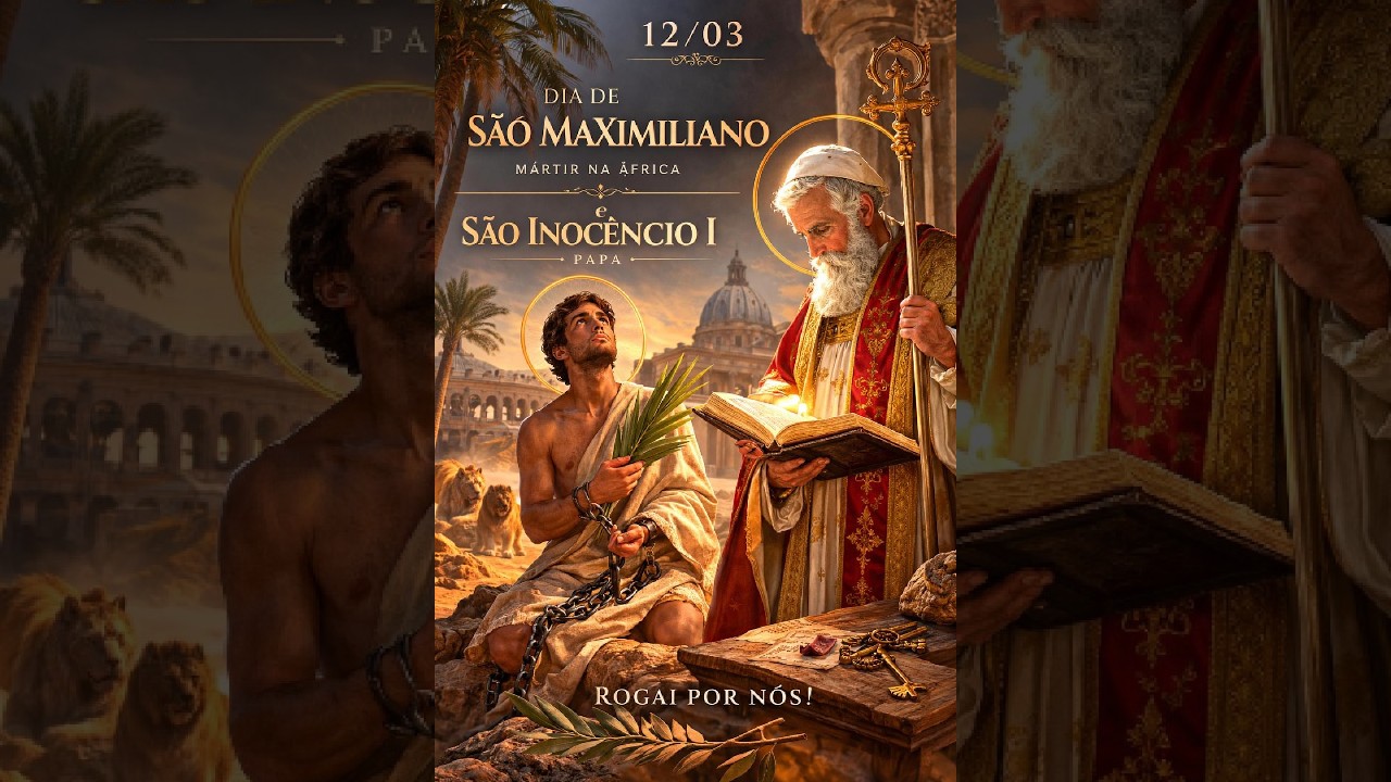 12/03 Dia de S. Maximiliano, mártir na África e S. Inocêncio I, papa