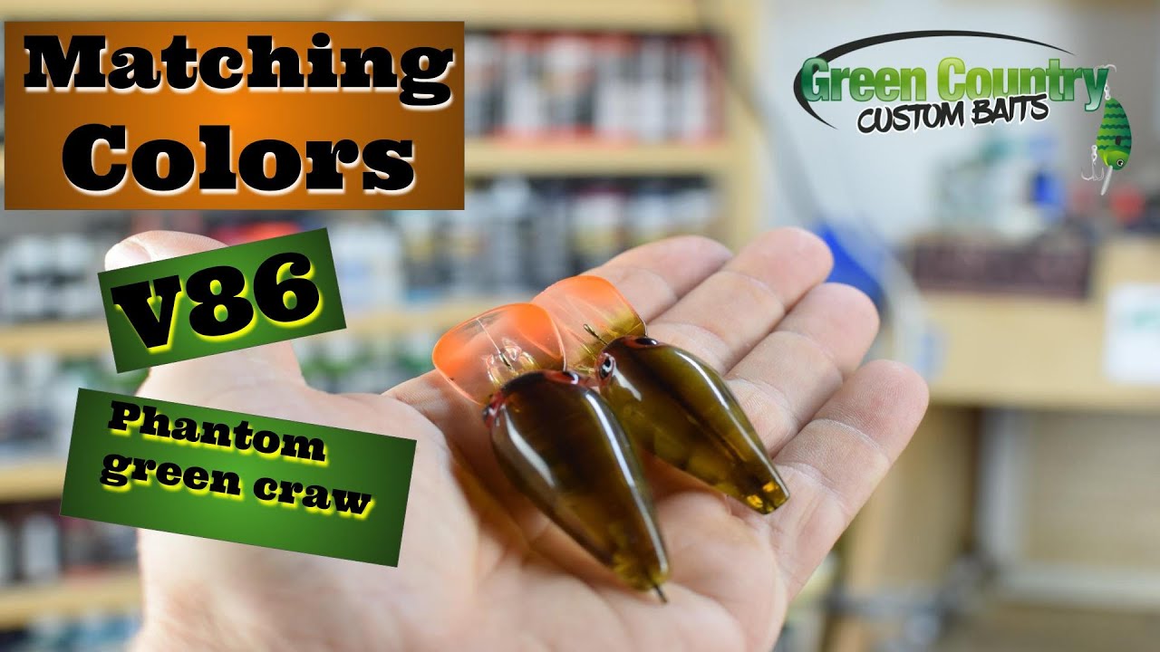 Custom Painted crankbaits ----How To match the V86 Color----