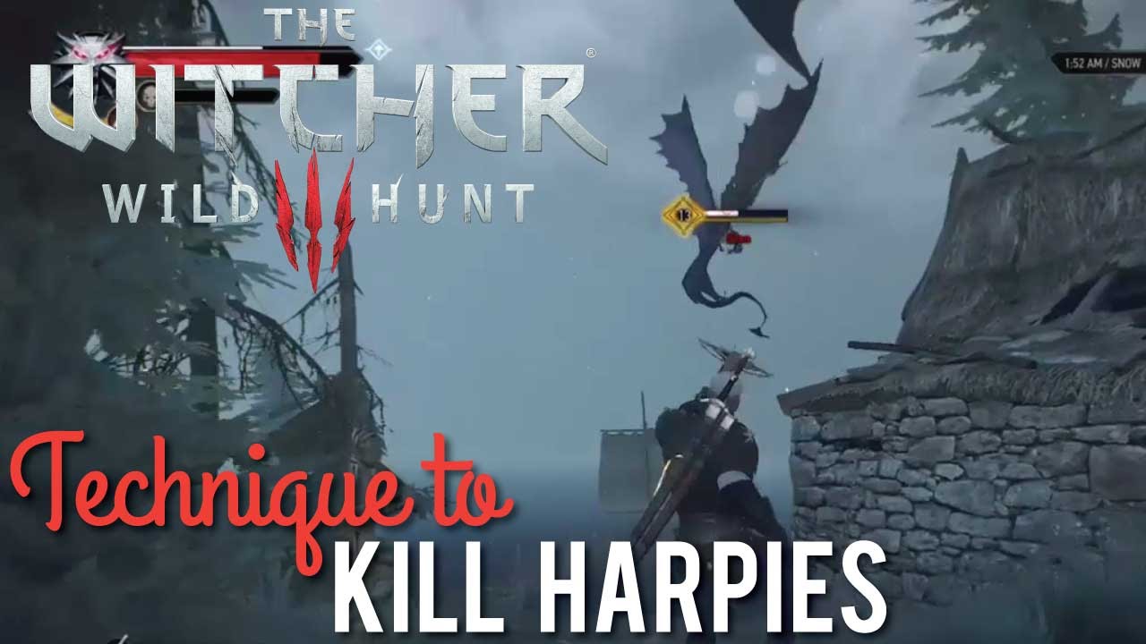 Technique for Killing Harpies, The Witcher 3 Wild Hunt