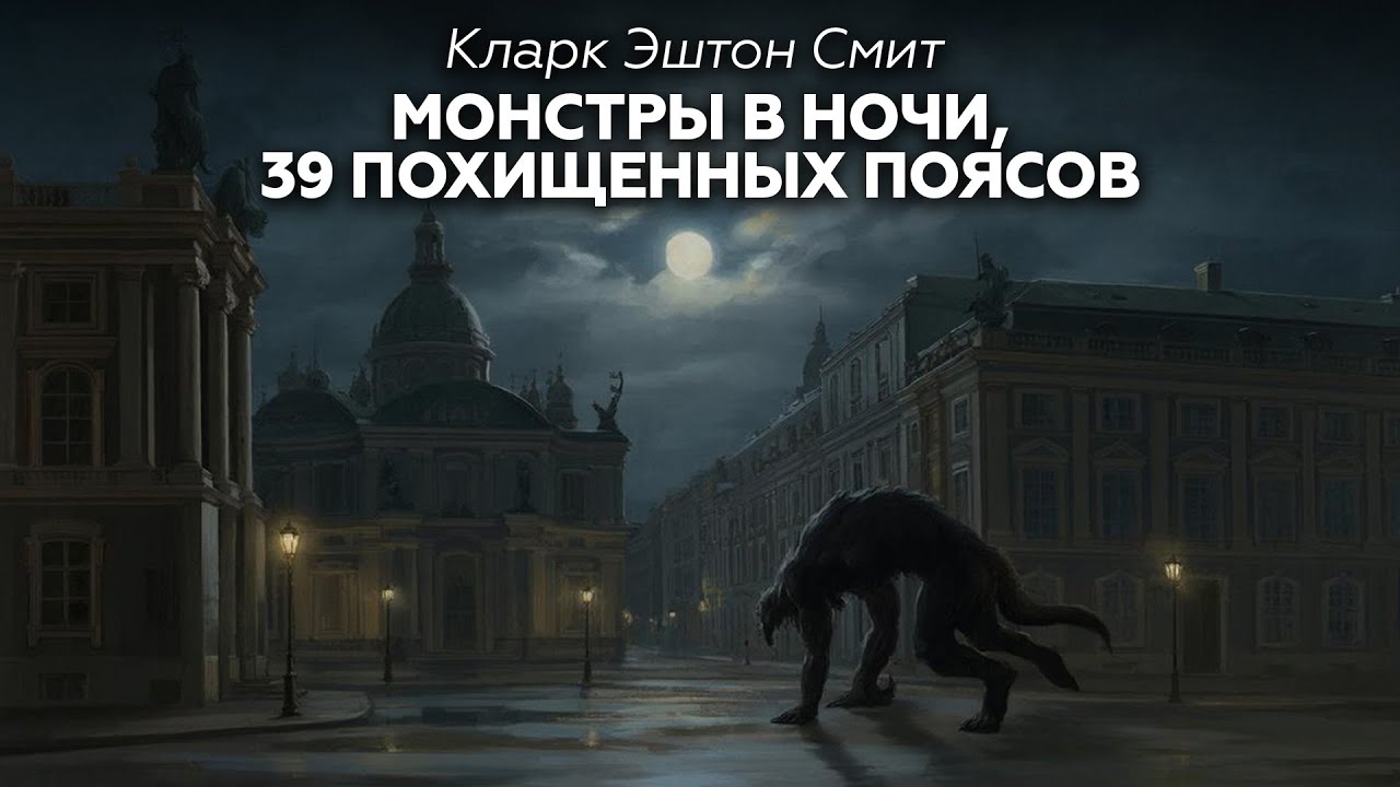 ДВА рассказа Кларка Эштона Смита — МОНСТРЫ В НОЧИ и 39 ПОХИЩЕННЫХ ПОЯСОВ 🎧 аудиокнига