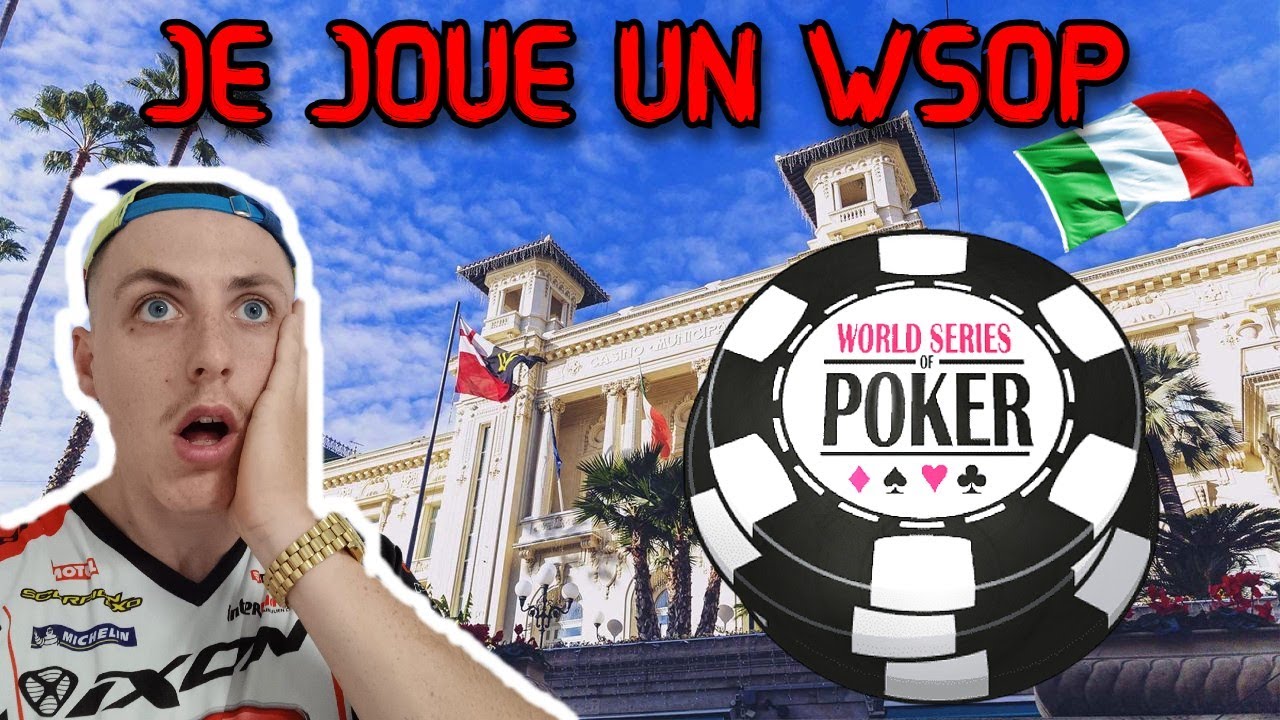 JE JOUE UN WSOP - VLOG POKER -