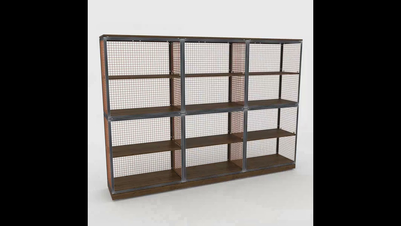 BRIX Tall Shelving In Dark Wood #packaging #wood #handmade #display