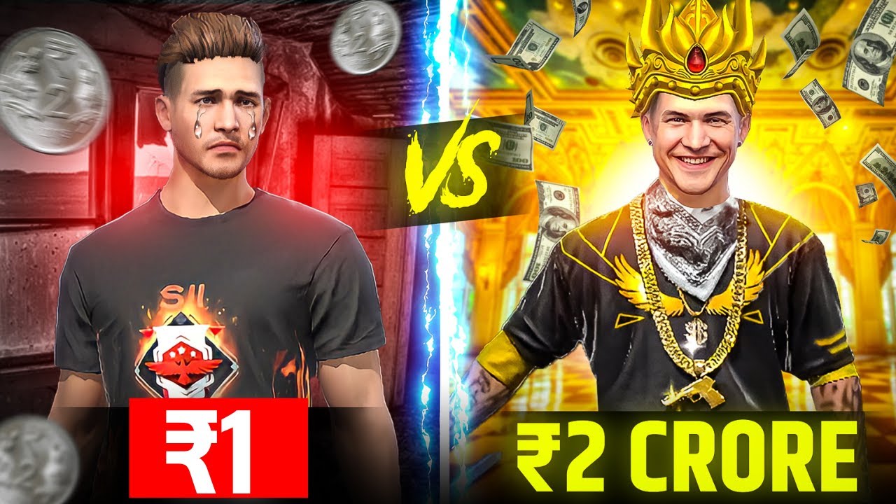 ₹1 против ₹2 крор FF ID 🤑 | GARENA FREE FIRE