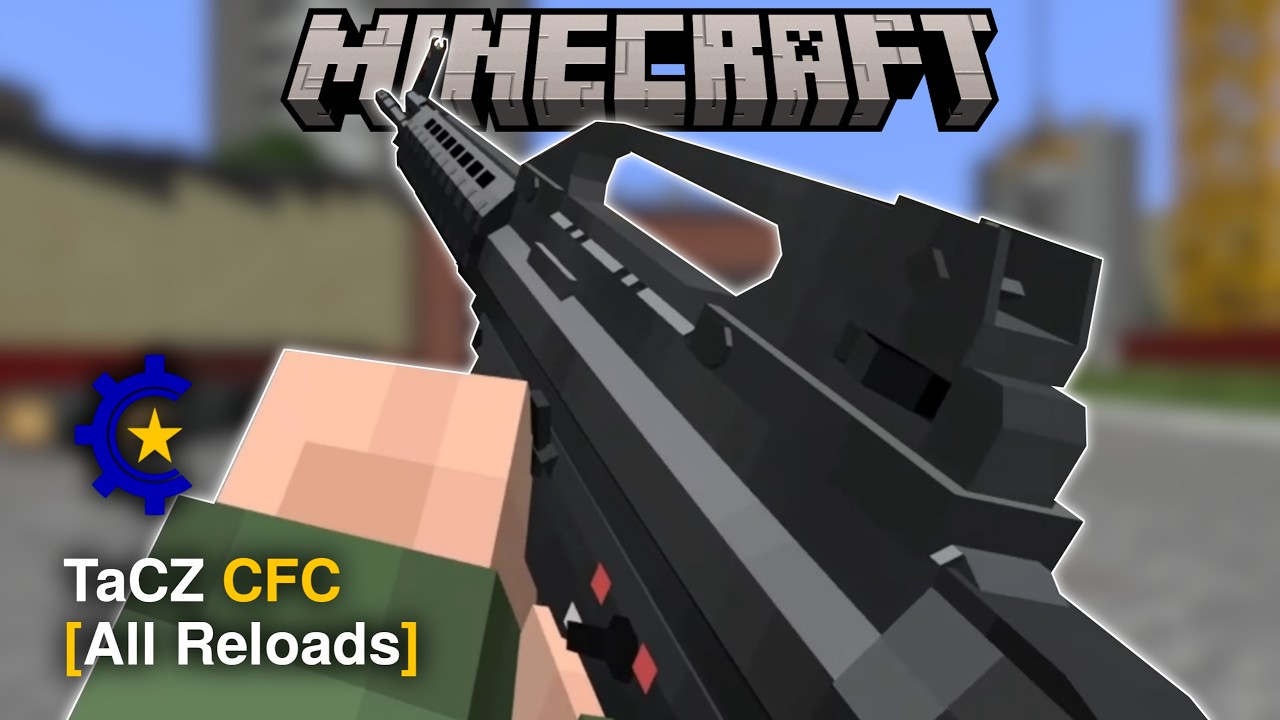 Cipacing Firearms Compagnie Pack - All Reload Animations | Minecraft TaCZ Mod | v1.1 | By Akang Krep