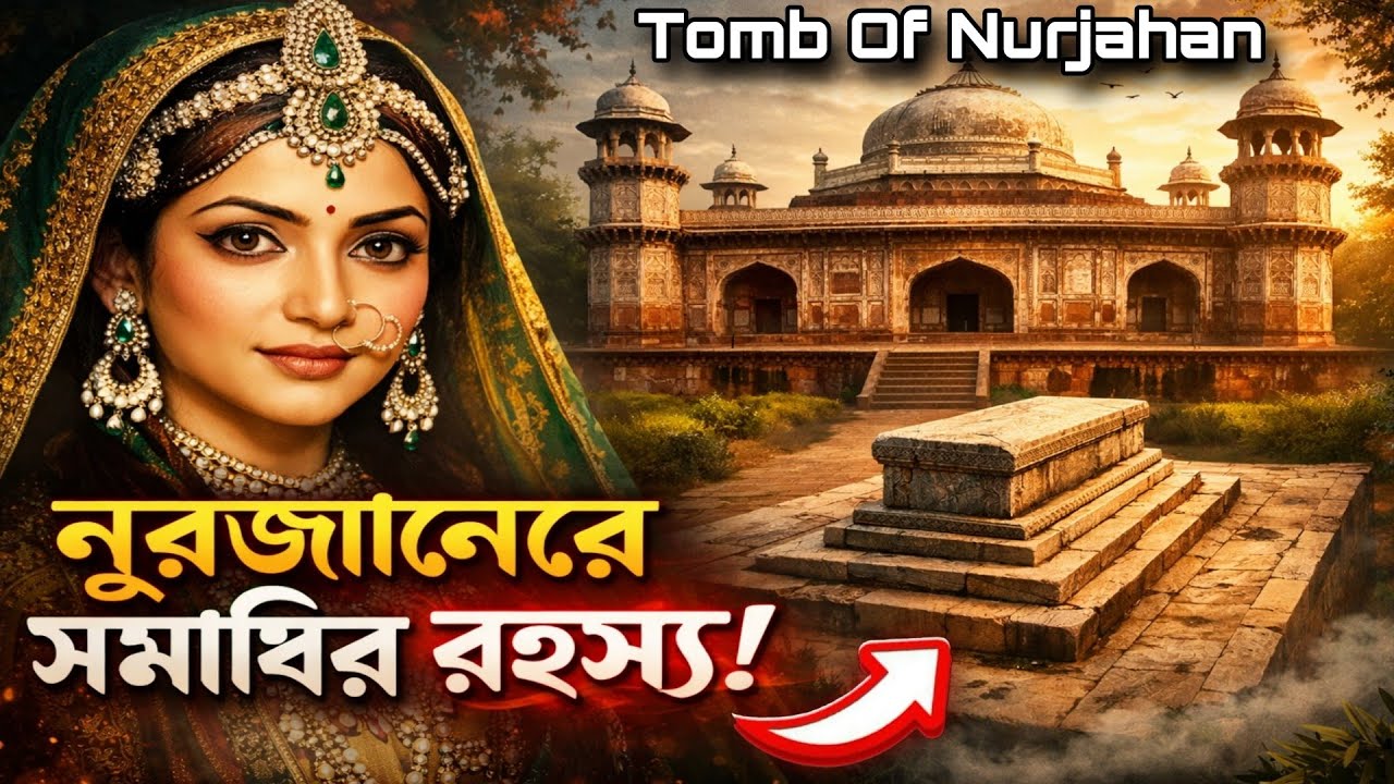 কেন এই কবরে বাতি জ্বালানো ফুল দেওয়া নিষেধ ?কোটি টাকার মার্বেল গেল কোথায়? Tomb Of Nurjahan Vlog 🇵🇰