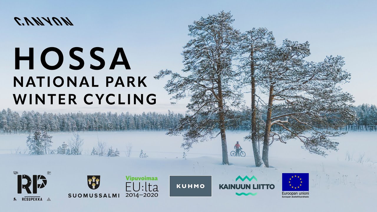 Hossa National Park Winter Cycling I Talvipyöräily Hossan kansallispuistossa I Subtitles included