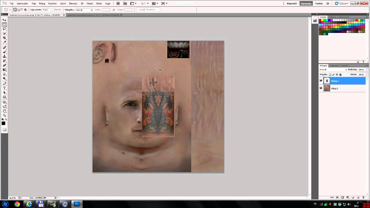 PES 2013 Face and Tattoo Making tutorial (by Portgerm)