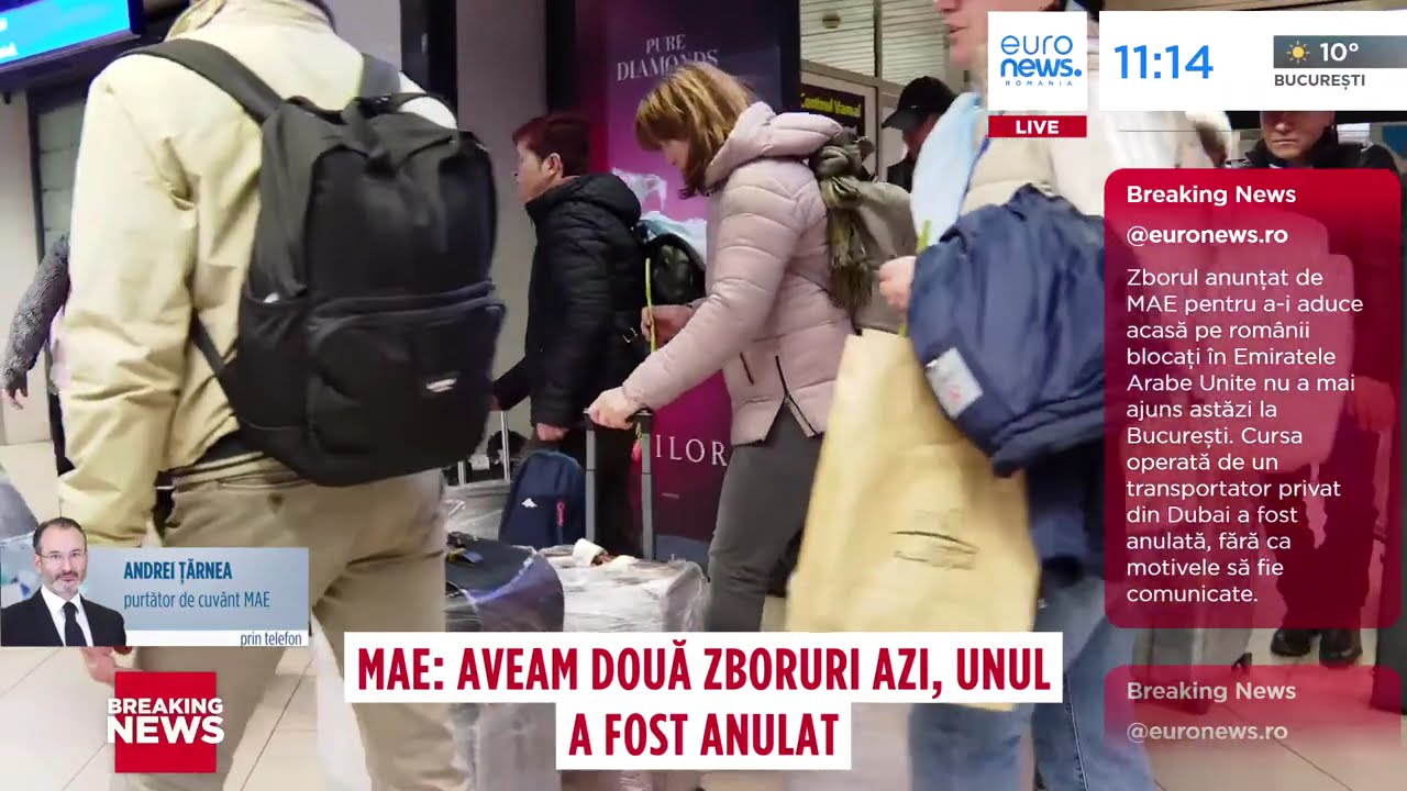 MAE: Nu există negocieri pentru culoare speciale de zbor din Emiratele Arabe Unite către România