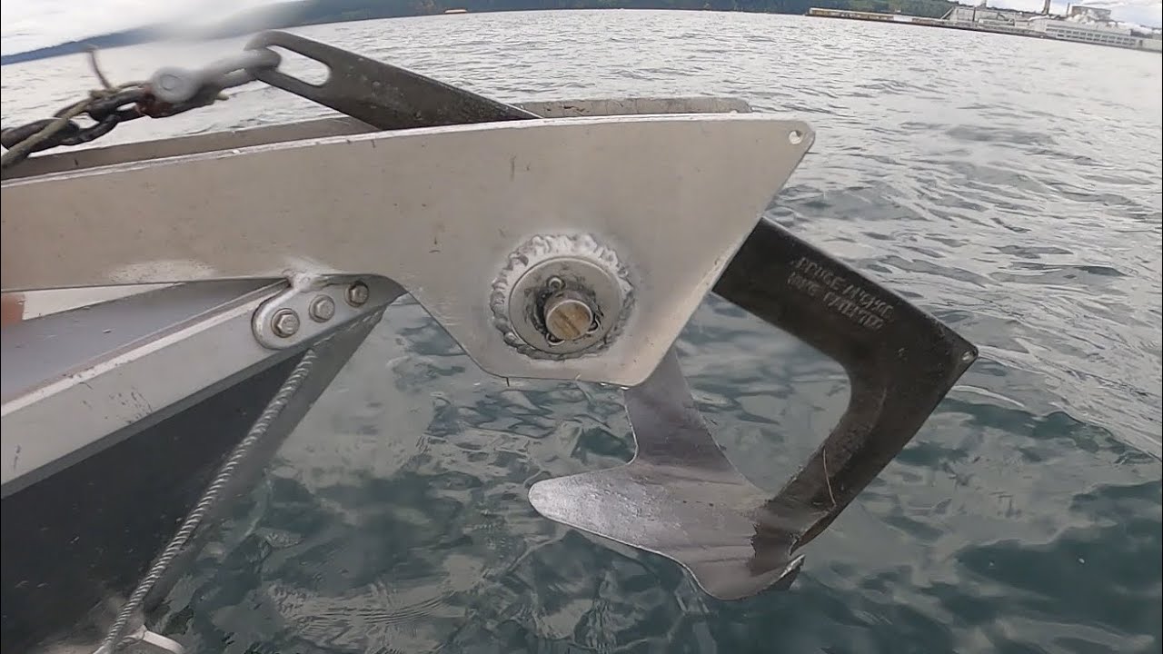 21lb Genuine Bruce Anchor Test.  Video # 128