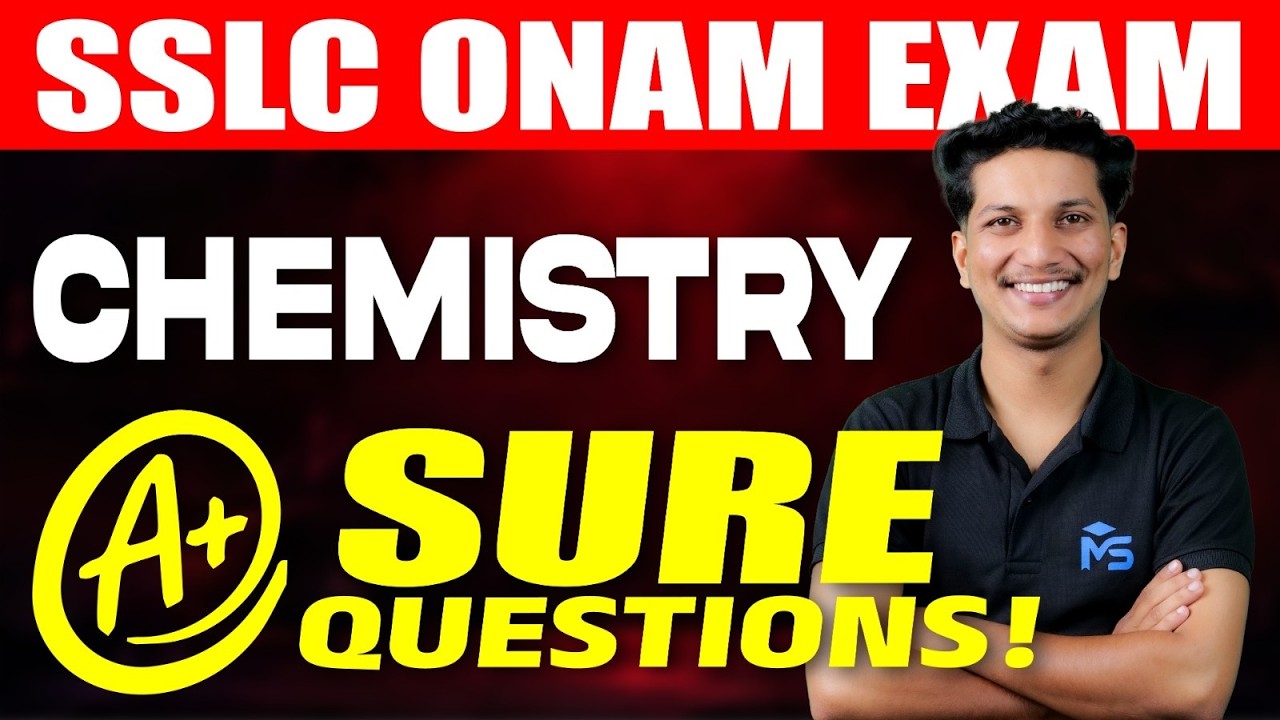 SSLC Onam Exam Chemistry A+ Sure Questions  MS SOLUTIONS