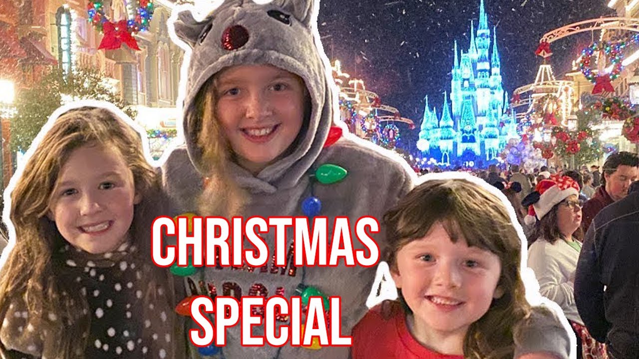 Fun Family Three Disney Christmas Special with Ava Isla and Olivia Magic Kingdom Disney World