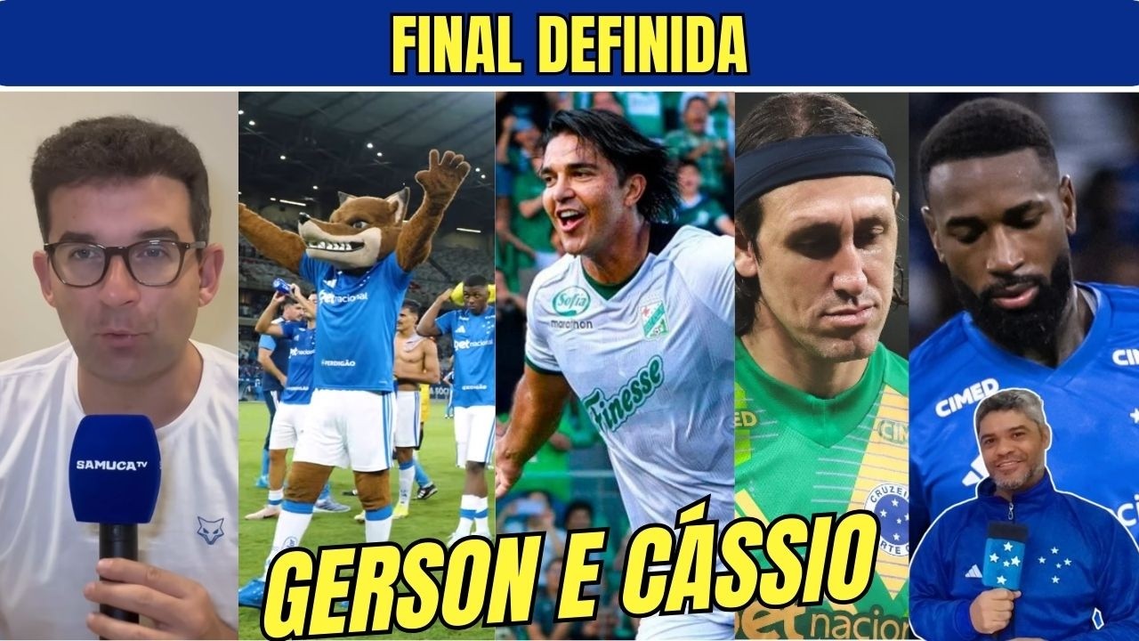 FINAL DO MINEIRO TEM LOCAL E HORÁRIO; MORENO VOLTA A MARCAR E CRUZEIRO AVALIA CÁSSIO E GERSON