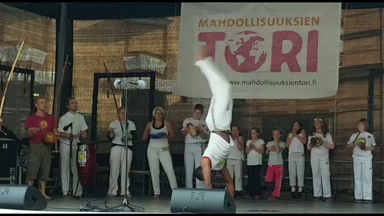 Apresentação de Capoeira – Cidade de Turku, Finlândia (2017)