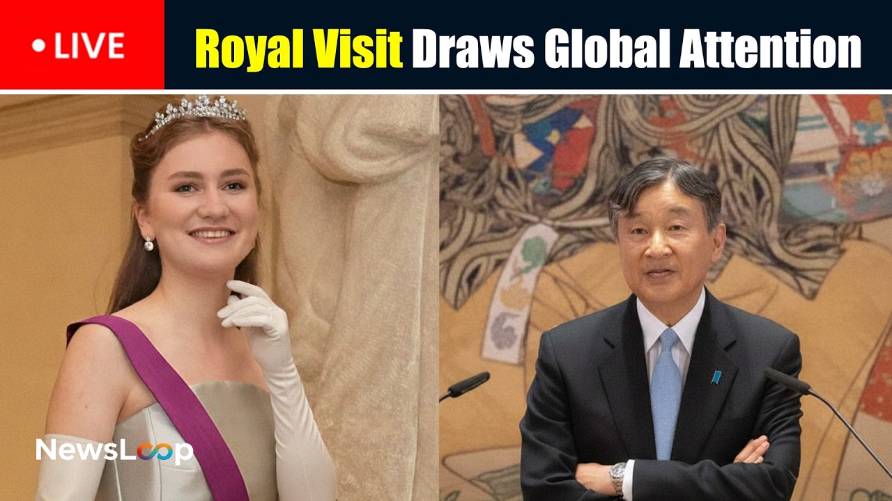 🔴 LIVE | Princess Elisabeth Welcomes Japan Emperor During Historic Visit