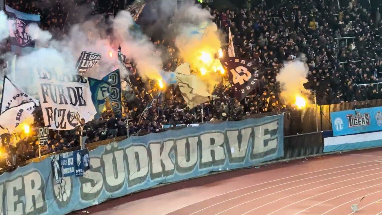 Südkurve Zürich feiert 2:1 gegen Basel | FC Zürich vs. FC Basel | 25.01.26