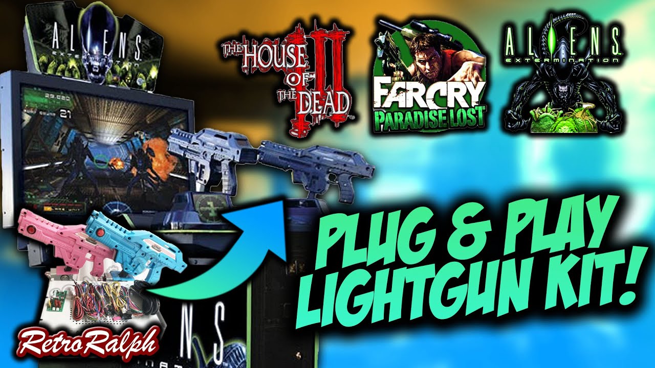 Lightgun Kit w/House of the Dead 3 & Aliens Extermination!