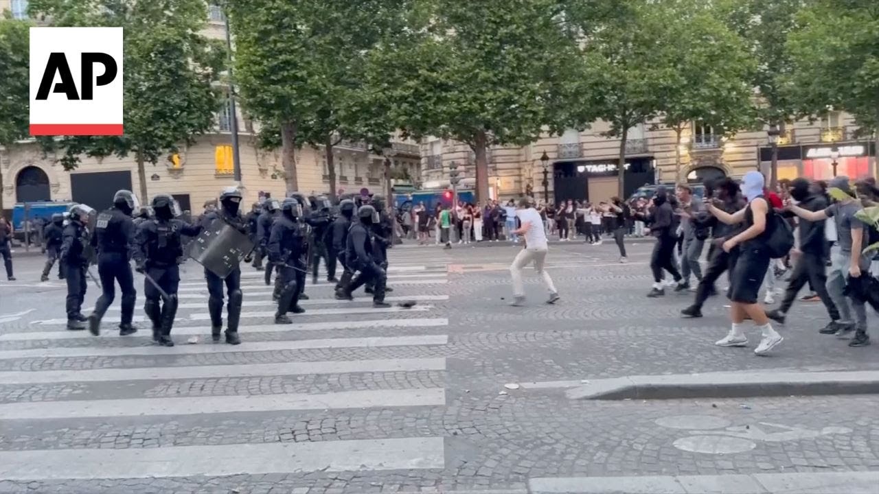 Clashes in Paris after PSG wins Champions League final