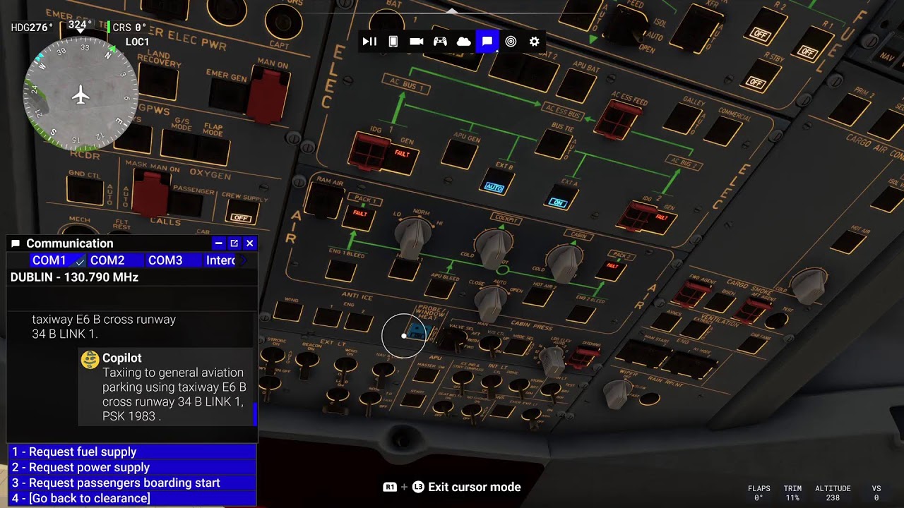 MSFS24 LZIB-EIDW AIRBUS A330-300RR (stream) PS5 SK/CZ