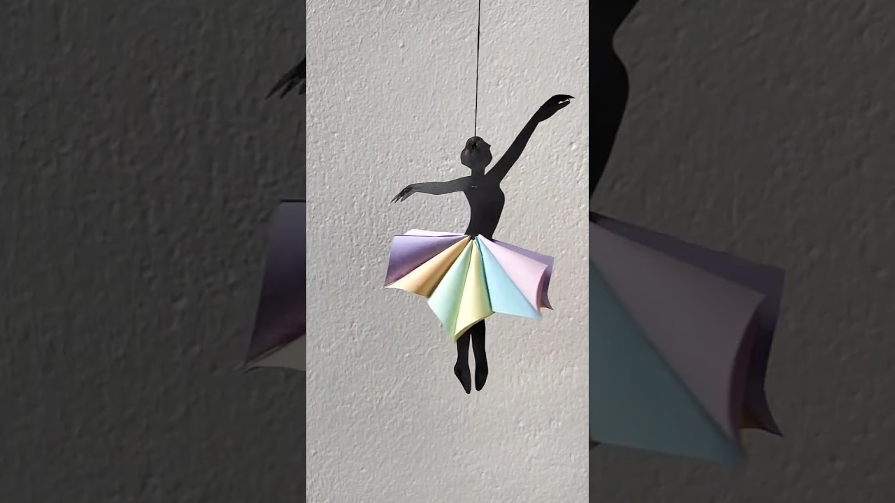 ballet dancing girl /dancing girl craft /paper craft #balletdancing #dancinggirl#papercraft #shorts
