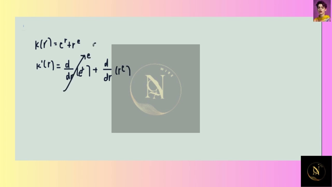 Differentiate the function  6