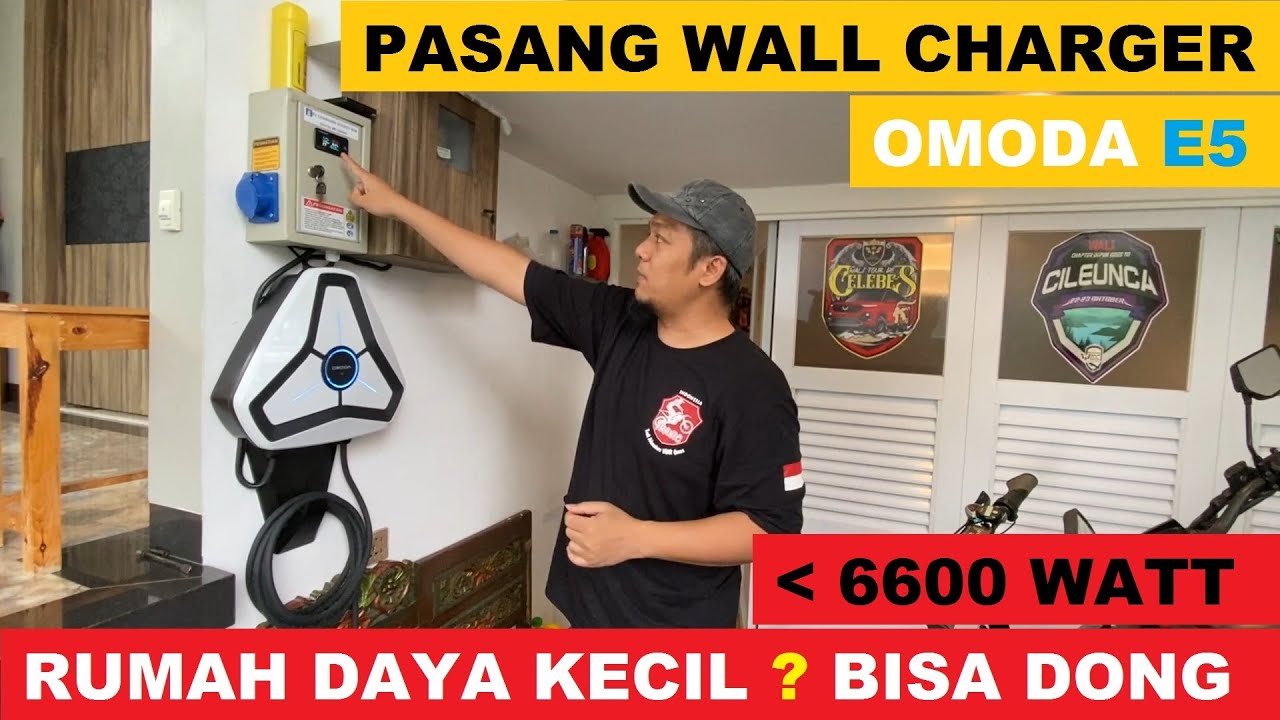 Pasang Wall Charging OMODA E5 sendiri , Buat rumah Daya kecil...bisa!!