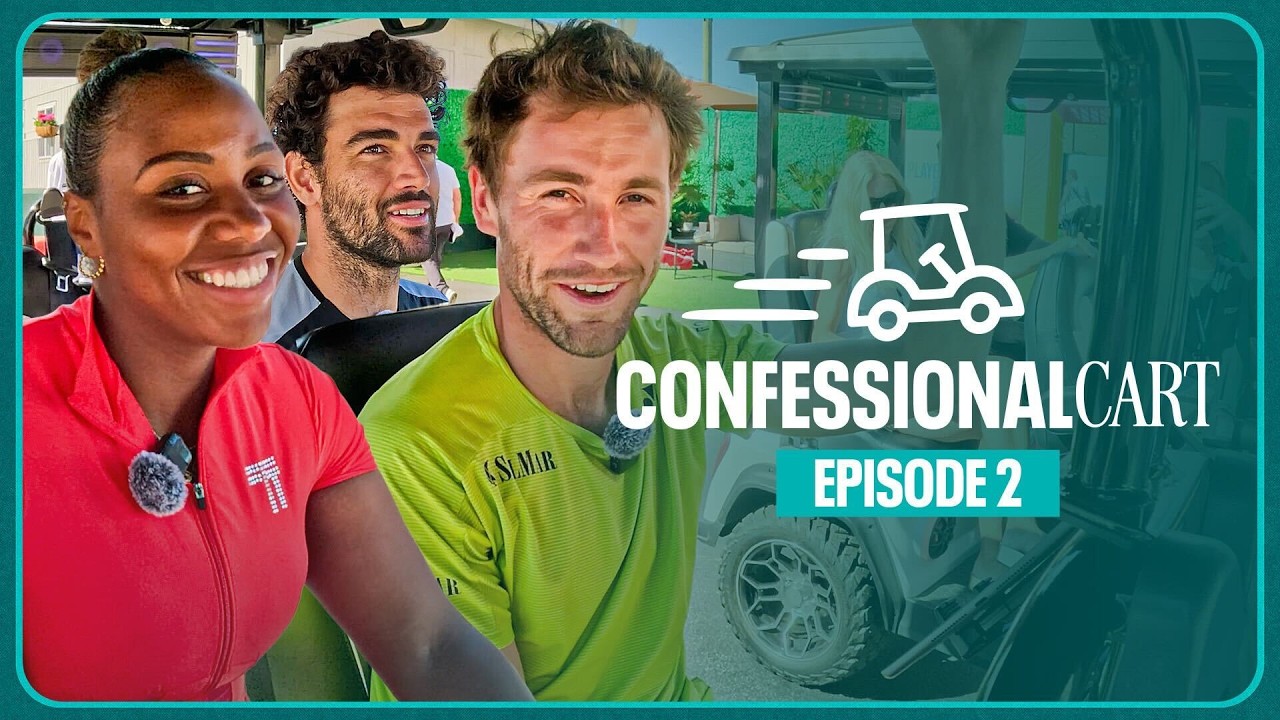 ALL ACCESS 🗣️: Casper Ruud, Matteo Berrettini & Taylor Townsend ride the Confessional Cart