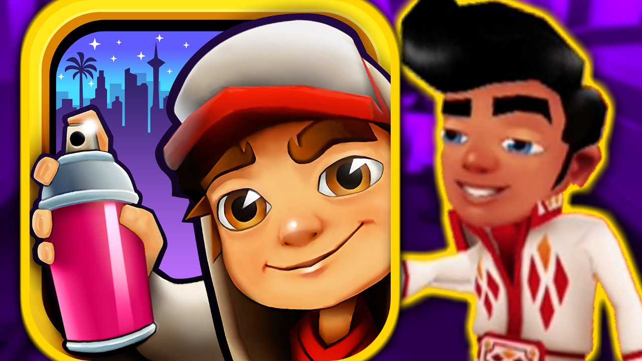Subway Surfers: Las Vegas - REX & ROLLER BOARD (iPhone Gameplay Video)