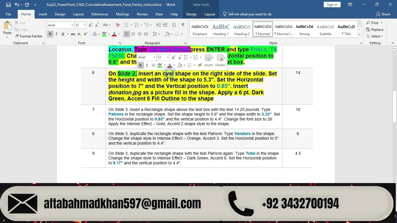 Exp22 PowerPoint Ch02 CumulativeAssessment Food Pantry