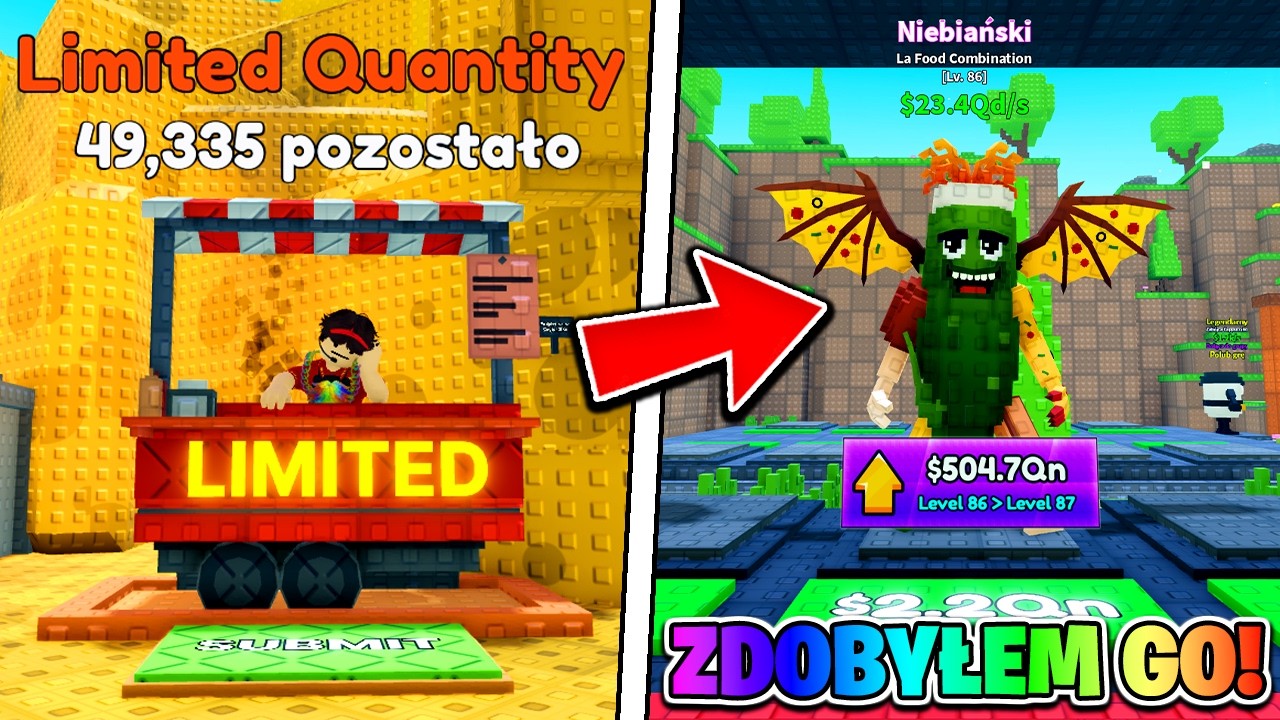 ZDOBYŁEM NOWEGO LIMITOWANEGO BRAINROTA W SURVIVE LAVA FOR BRAINROTS! Roblox