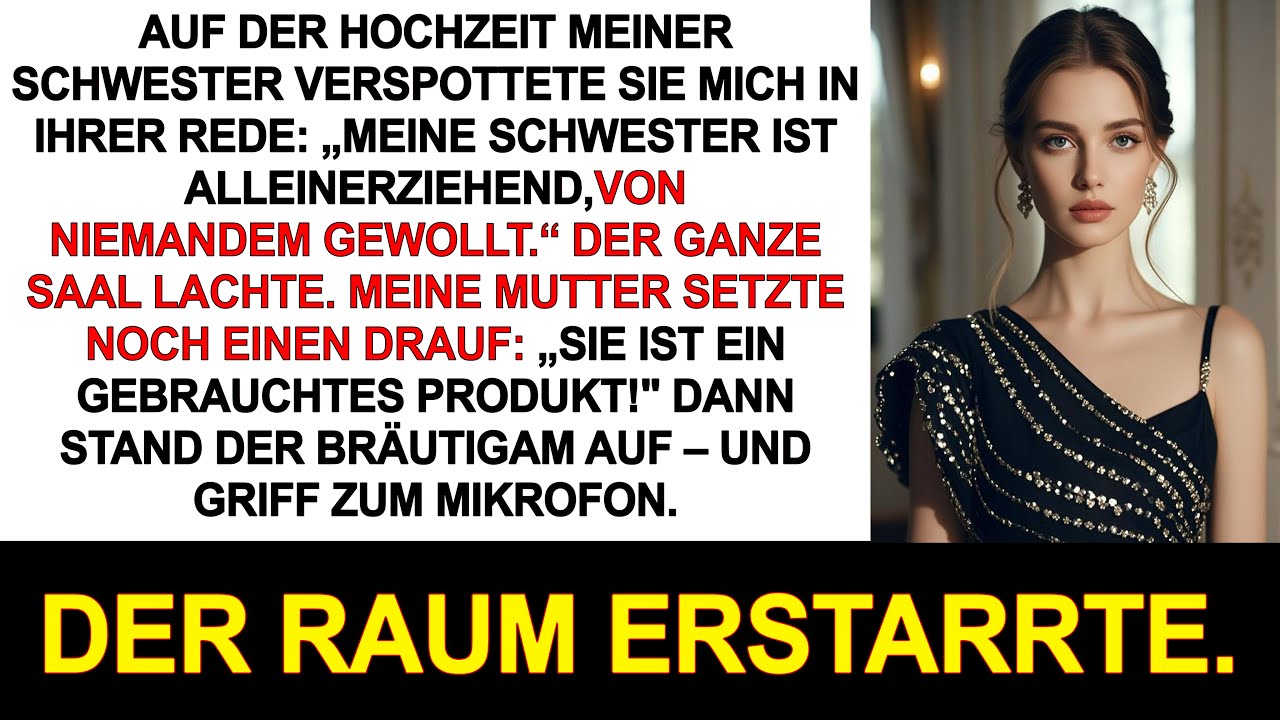 Meine Schwester nannte mich „gebraucht“ vor allen – der Bräutigam griff zum Mikrofon