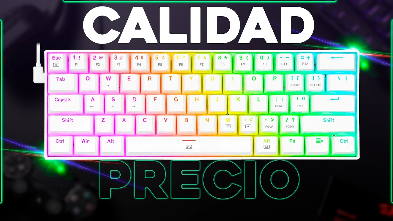 Encontr&eacute; el Mejor Teclado Mec&aacute;nico 60% Barato Calidad Precio!