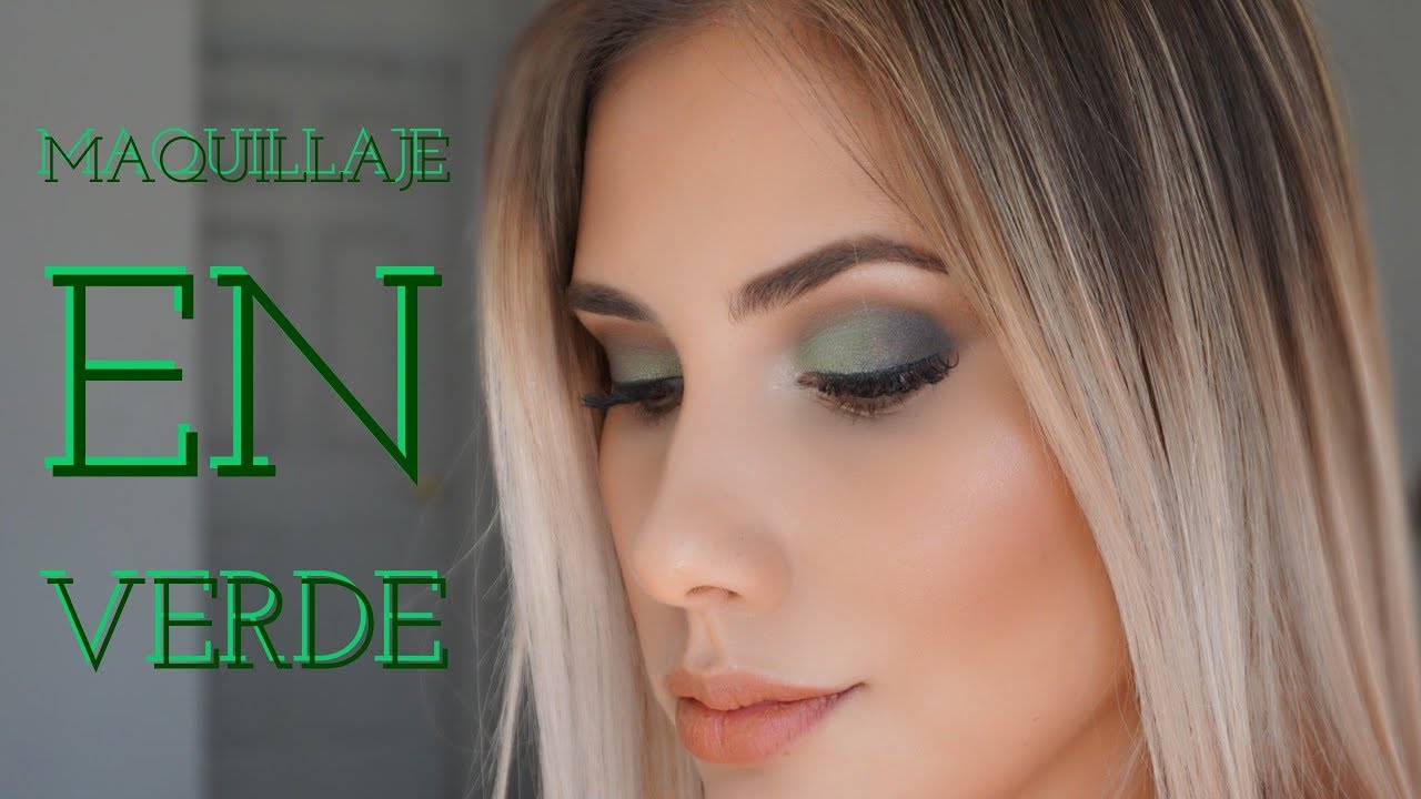 maquillaje para fiestas en verde - Carolina Ortiz