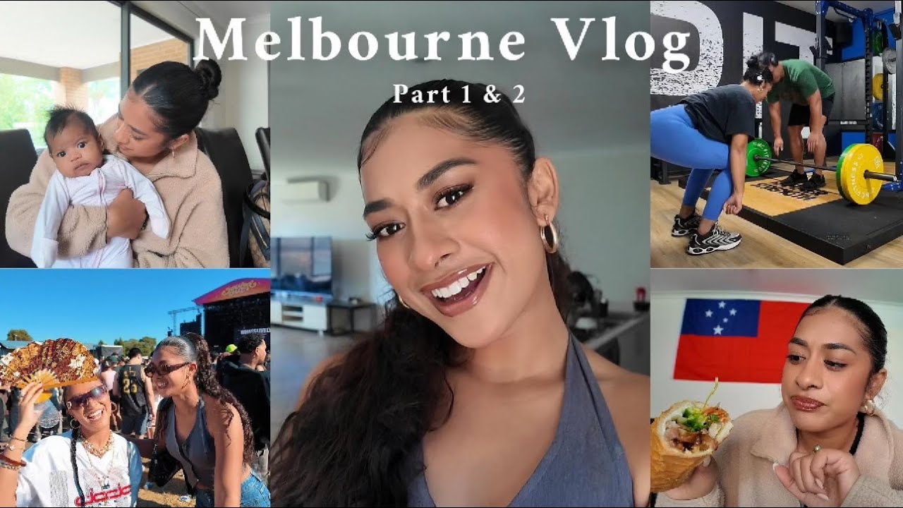 Melbourne Vlog ♡ Non pageant insight!! Family | Souled out festival | Gym | Food | Travel | Music