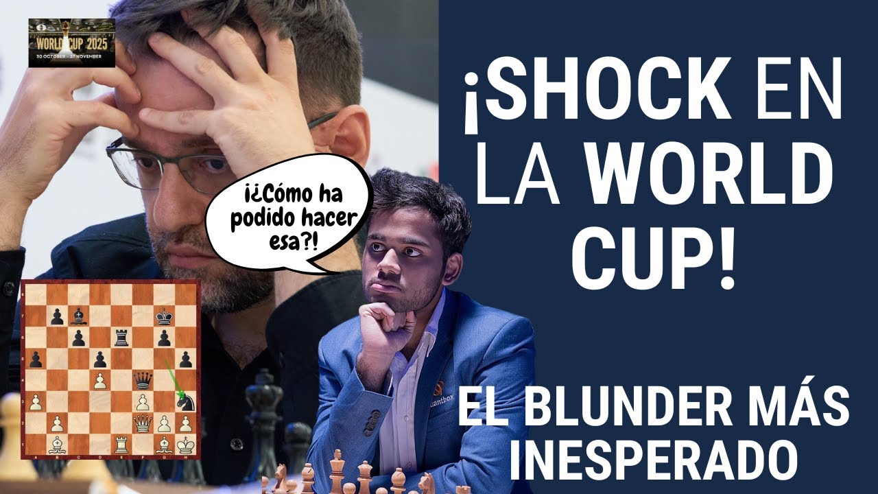 Aronian colapsa en una jugada: El blunder más inesperado de la World Cup (Ronda 5)