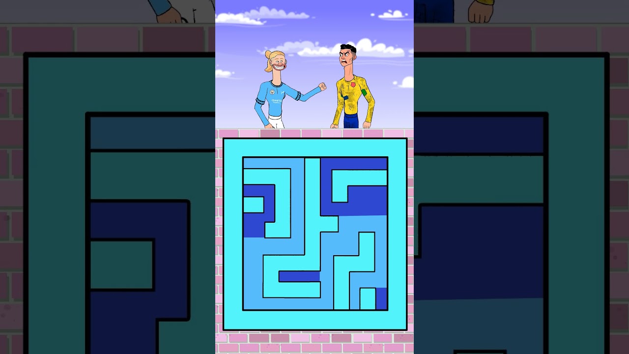 POV Perfect Maze Challenge - Help Poor Ronaldo✨💵