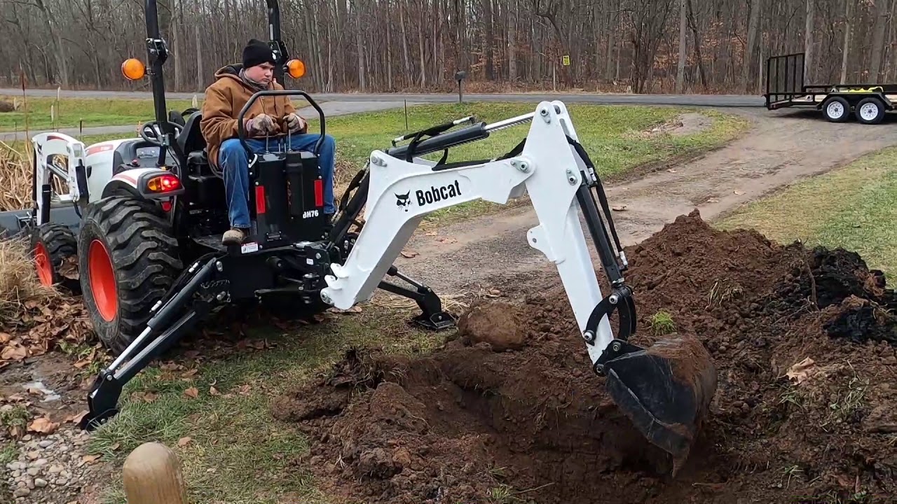 Digging with Bobcat 2040
