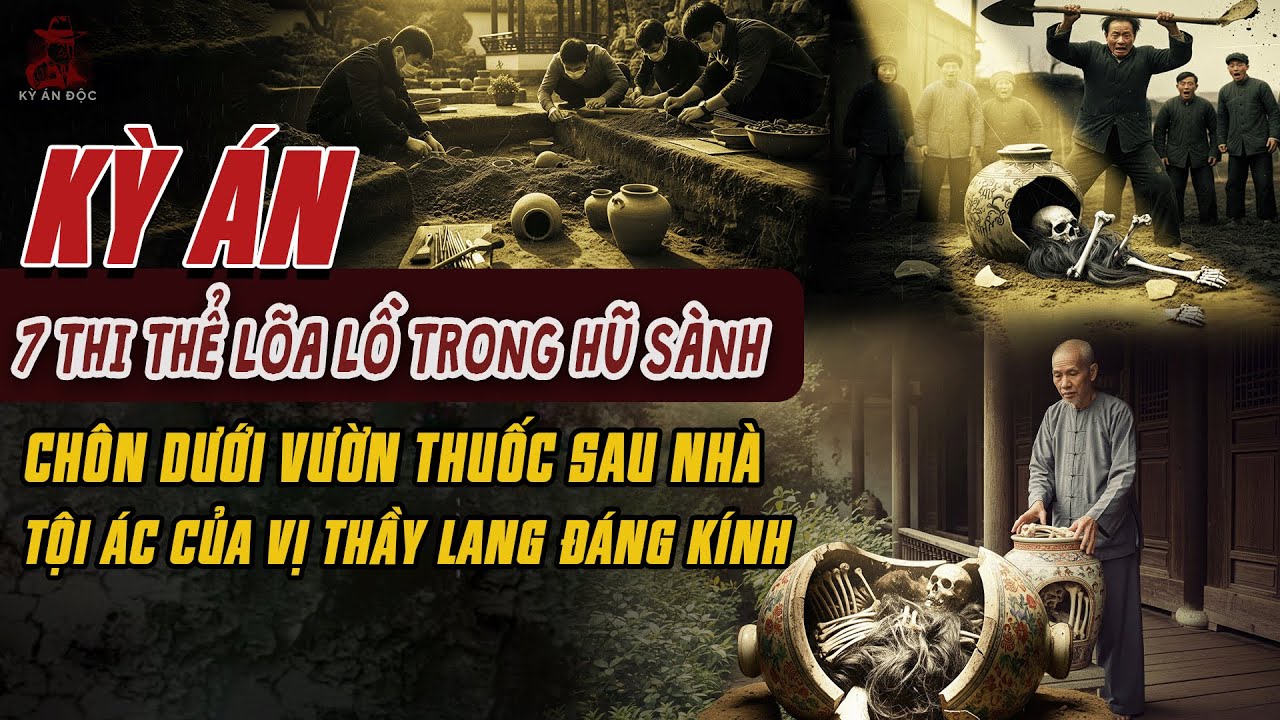 🚨Kỳ Án Trung Quốc: 7 THI THỂ LÕA LỒ TRONG HŨ SÀNH Chôn Dưới Vườn Thuốc Tội Ác Vị Thầy Lang Đáng Kính