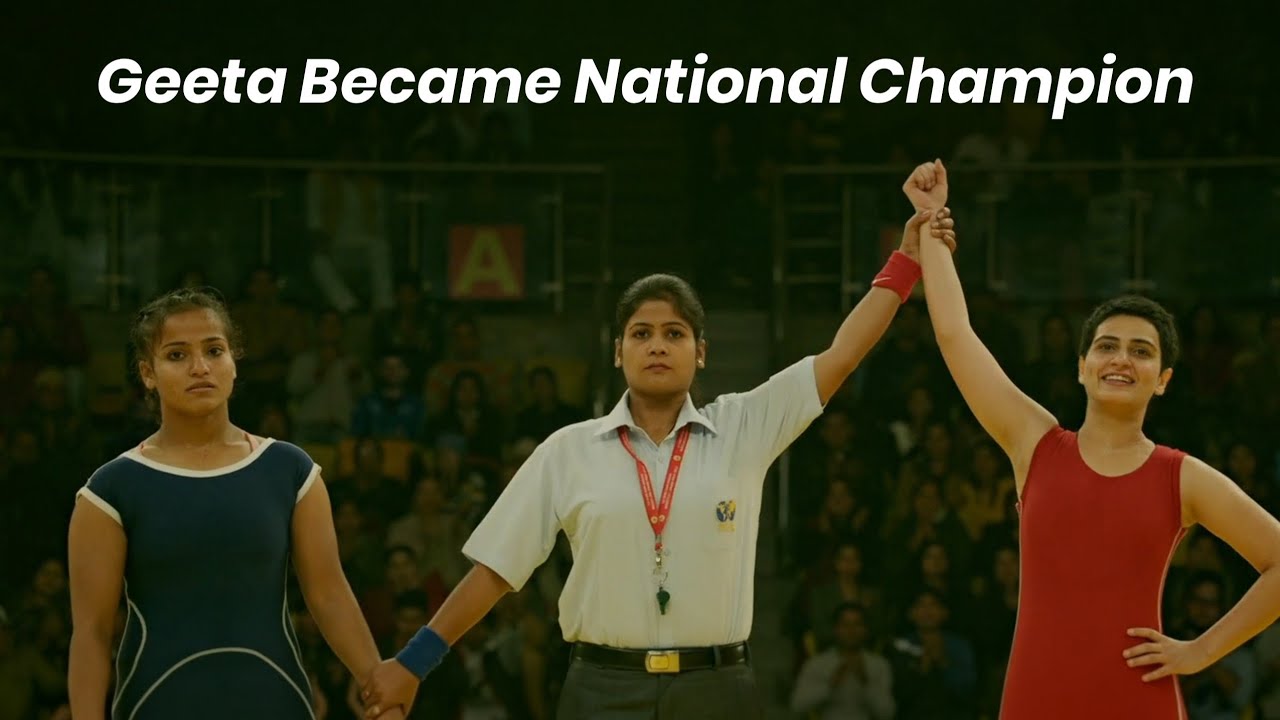 Geeta Became National Champion | Dangal - Movie Scene | Amir Khan | Disney