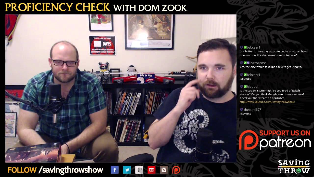 Proficiency Check w/ Dom Zook & guest David Crennen of Never Tell Me the Odds!
