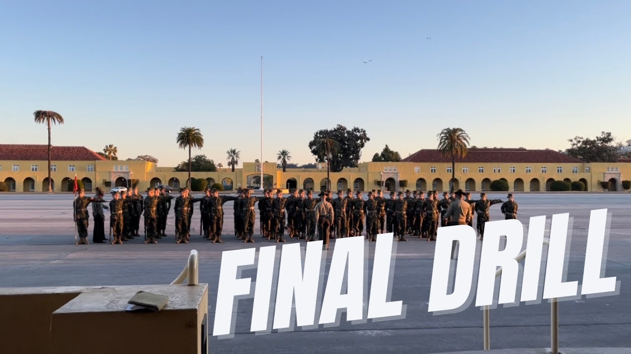 USMC MCRD San Diego drill instructor life. Boot camp final drill【国際結婚 アメリカ生活】サンディエゴ でのミリ妻生活 ブートキャンプ