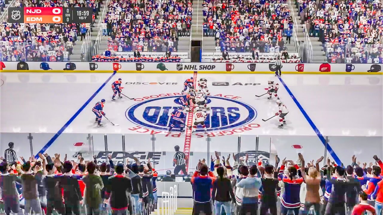 Edmonton Oilers vs New Jersey Devils 1/20/2026 NHL 26 Gameplay