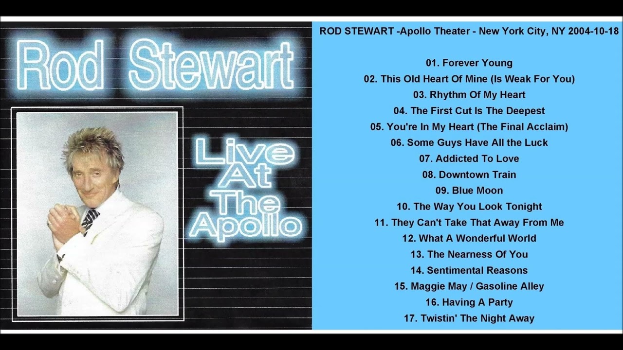 ROD STEWART - Apollo Theater - New York City, New York 2004-10-18