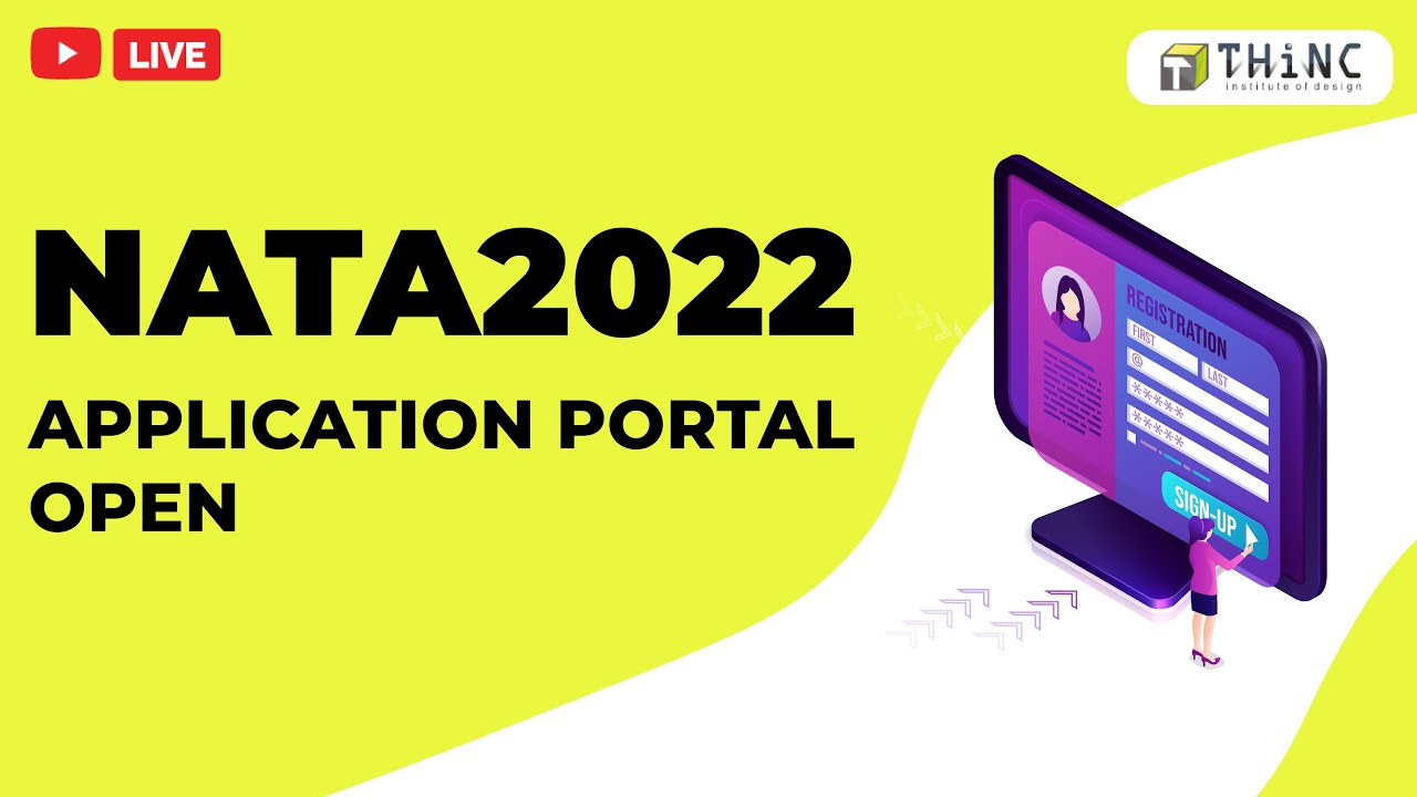 NATA 2022 APPLICATION PORTAL OPENED | NATA 2022 ONLINE REGISTRATION STARTED | JEE2 NATA CLASH 2022