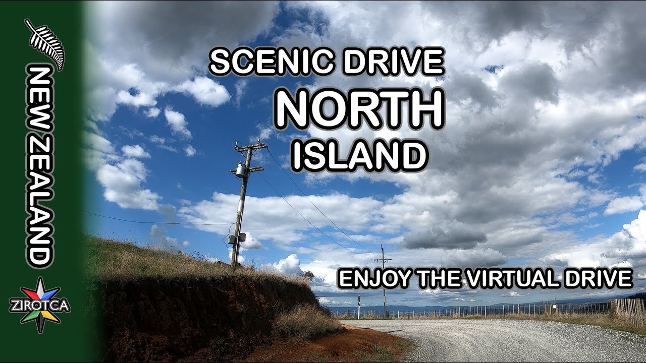 New Zealand Scenic Drive -  Driving Somewhere in North Island | New Zealand Virtual Drive