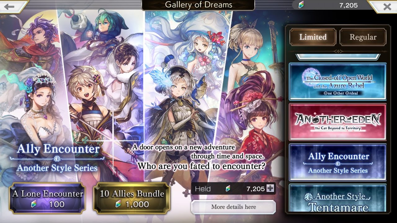 Another Eden Global Ally Encounter: Another Style Series 10 Allies Bundle! Should I Have Saved?