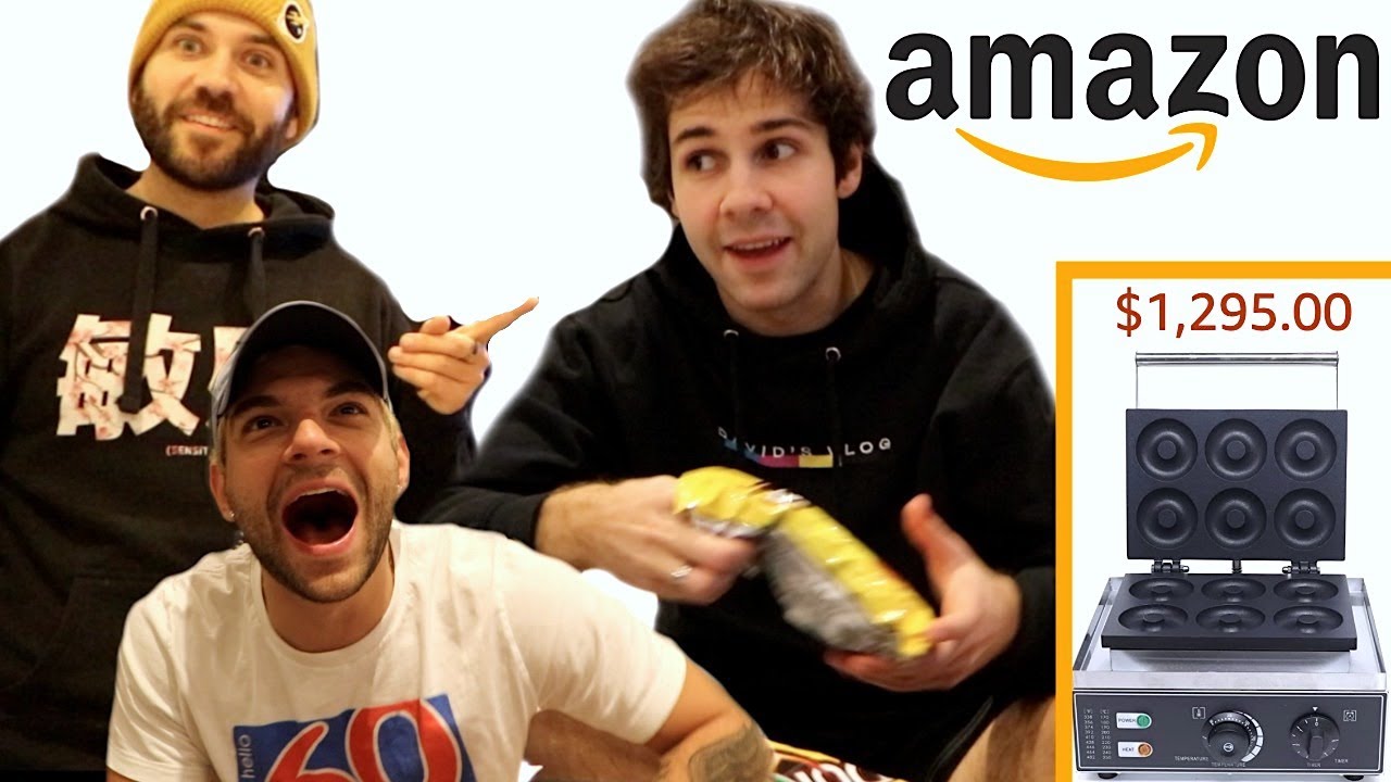 UNBOXING THE CRAZIEST THINGS FOUND ON AMAZON with DAVID + ILYA!!