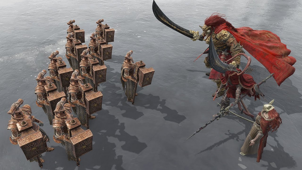 Messmer + Malenia + Consort Radahn VS 11 Knights - Elden Ring Shadow of the Erdtree