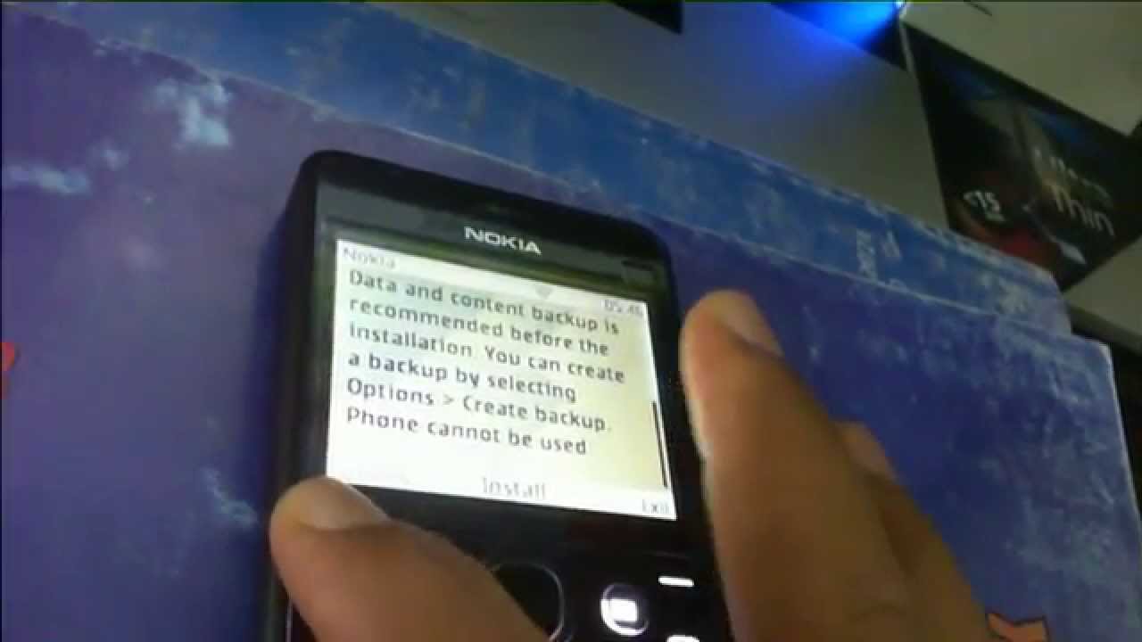 How to update Nokia Asha new software firmware installation