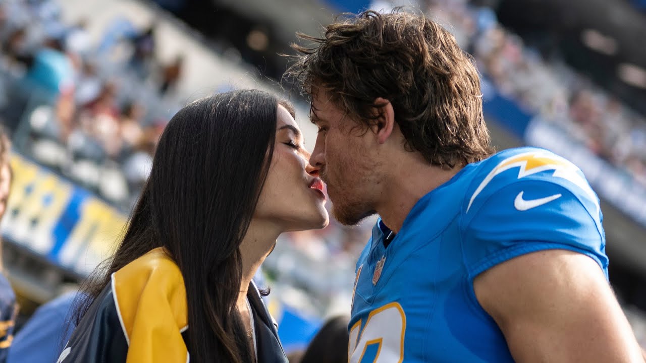 Madison Beer and Chargers QB Justin Herbert CONFIRM Romance With Sideline SMOOCH!